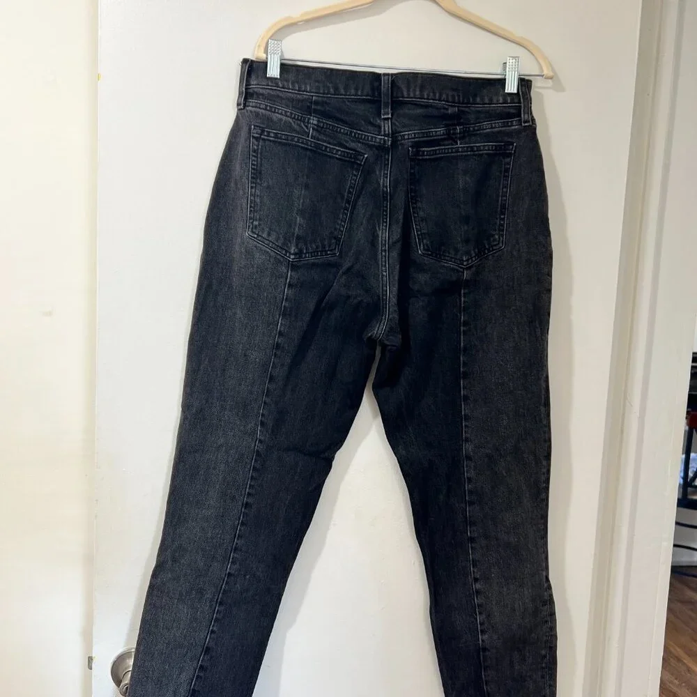 ✨ Abercrombie & Fitch The Mom High Rise Jeans – Size 31/12 Long ✨ - Picture 5 of 7
